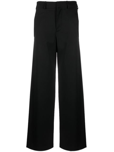 MM6 Maison Margiela single-stitch logo wide-leg trousers