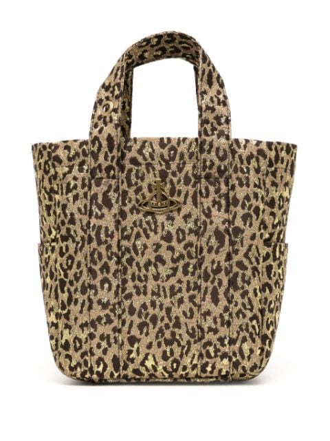 Vivienne Westwood petit sac cabas Murray à motif léopard