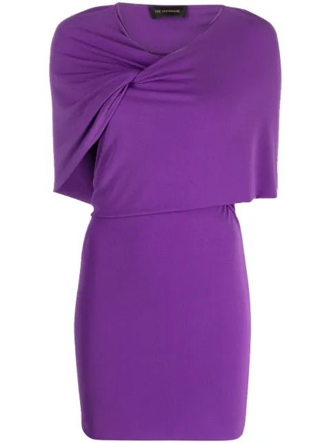 THE ANDAMANE vestido corto sin mangas con detalle retorcido