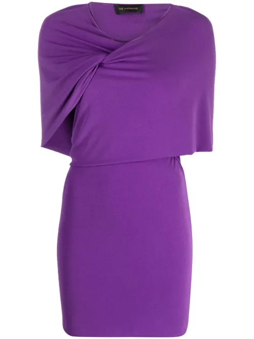 Robe courte sans manches à détail torsadé - THE ANDAMANE - Modalova