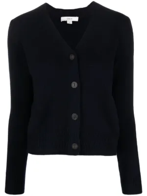 Vince black shop cashmere cardigan