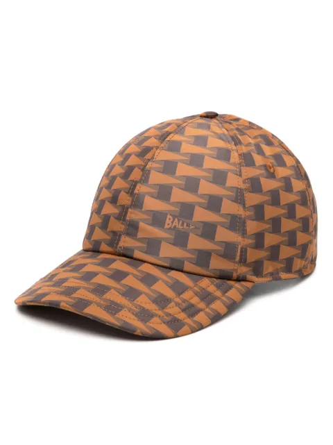 Bally geometric-print cotton baseball cap