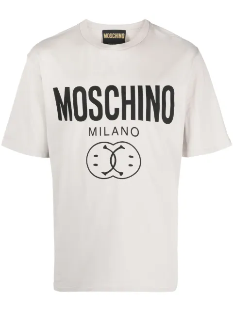 Moschino logo-print organic-cotton T-shirt