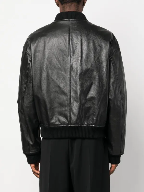 Dolce & Gabbana レザーボンバージャケット - Farfetch