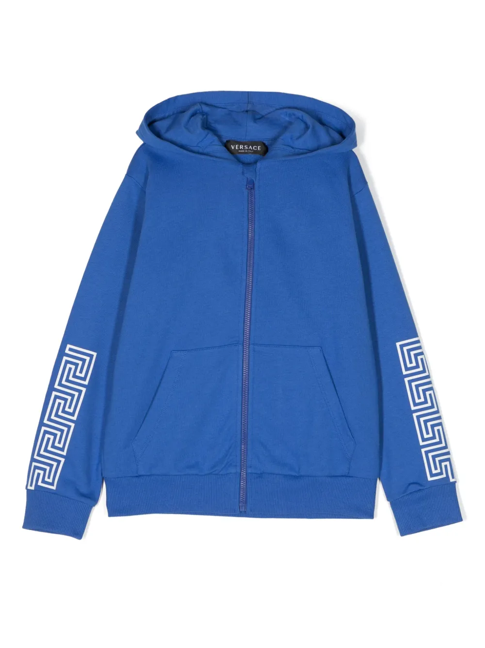 versace la greca zip up jacket
