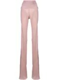 Rick Owens bias-cut high-waisted trousers - Pink