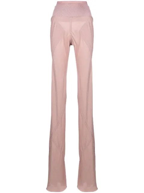 Rick Owens bias-cut high-waisted trousers