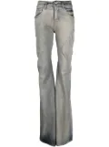 Rick Owens DRKSHDW Bias mid-rise straight-leg jeans - Blue