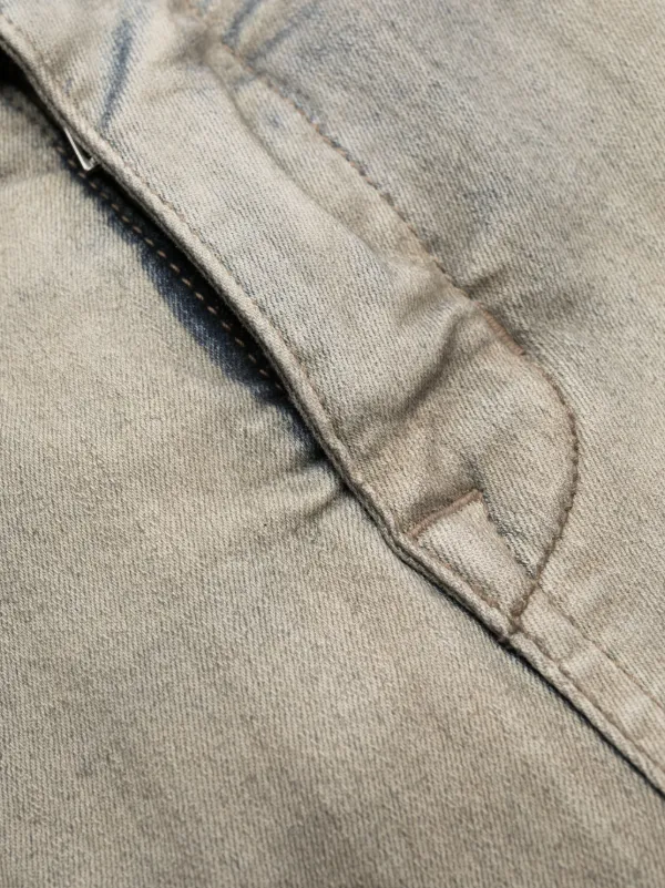 Rick Owens DRKSHDW Bias ミッドライズ ストレートジーンズ Rick Owens DRKSHDW Bias ミッドライズ ストレートジーンズ
