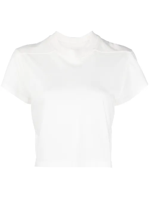 T-shirt en coton Level à coupe crop - Rick Owens DRKSHDW - Modalova