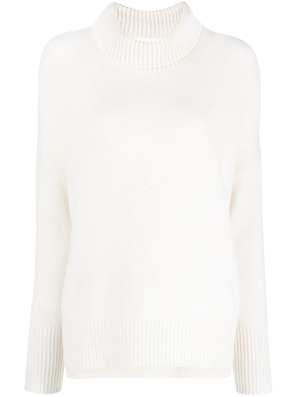 Lisa Yang Roll-neck Cashmere Jumper In Neutrals