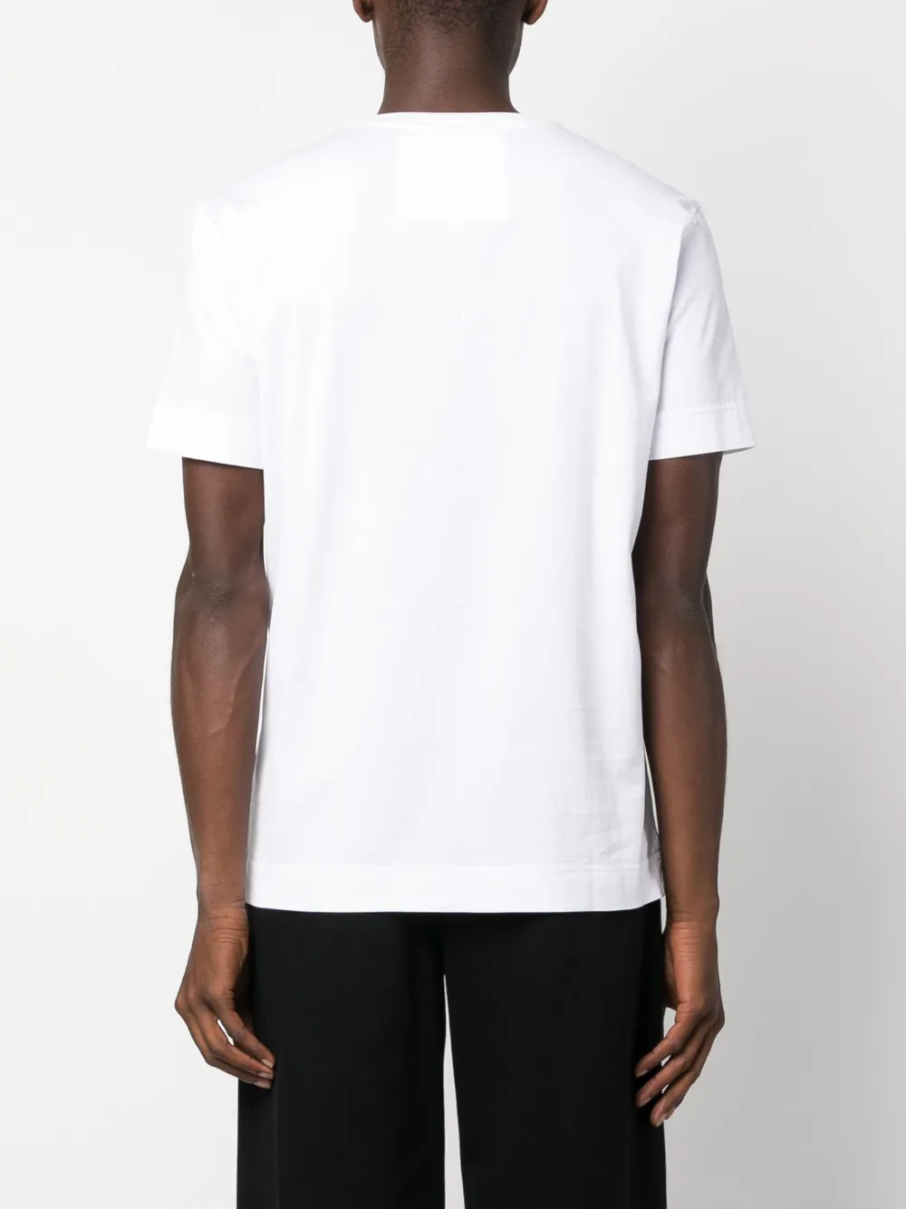 Shop Givenchy 4g-embroidered Cotton T-shirt In White