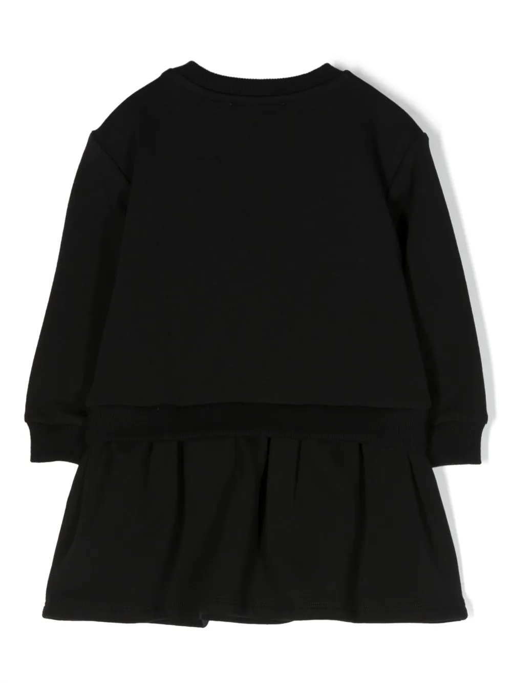Moschino Kids Flared jurk - Zwart