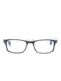 Blake Kuwahara Albers square-frame glasses - Black
