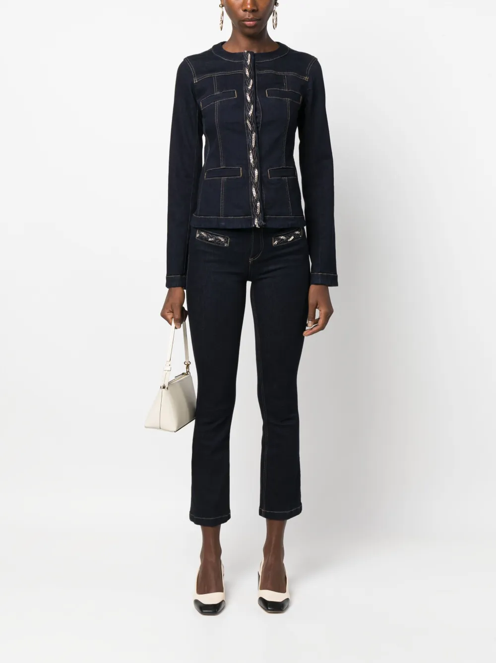 LIU JO Jack met kettingdetail - Blauw