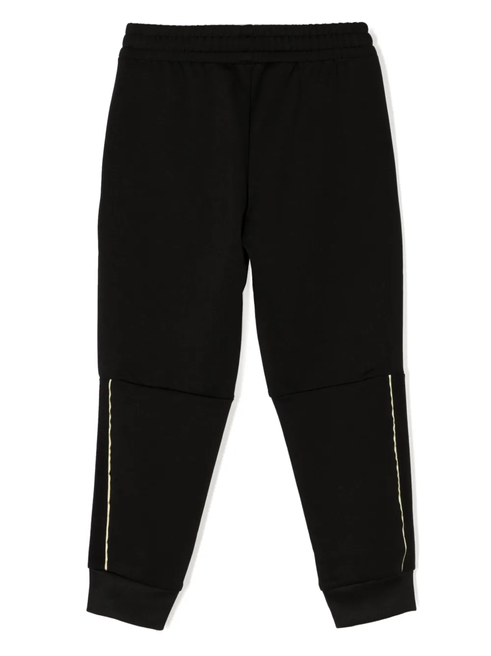 Emporio Armani Kids logo-appliqué track pants - Zwart