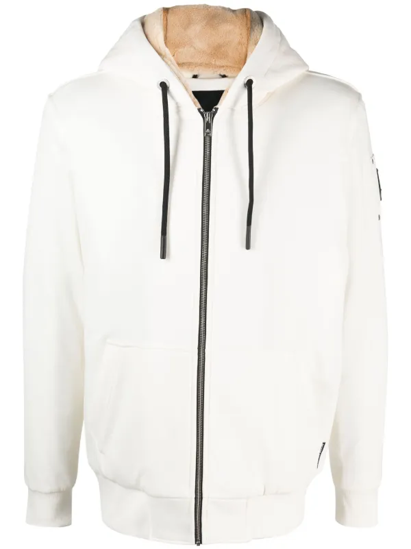 White jacket zip up online