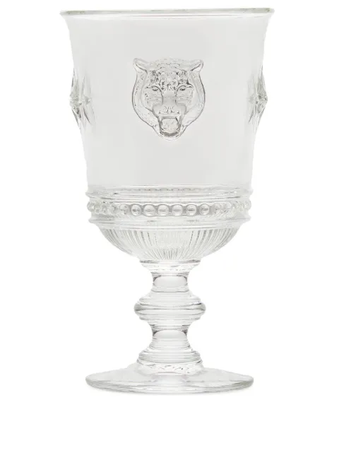 Gucci Tiger head tall wine glass