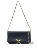 Zadig&Voltaire Rock leather crossbody bag - Blue