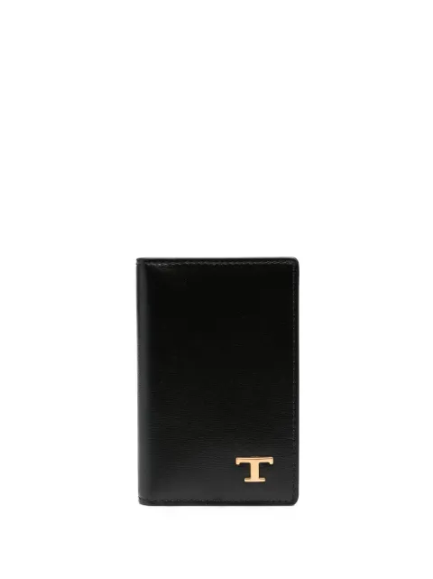 Tod's Carteira de couro com logo 