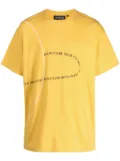 Mostly Heard Rarely Seen Orbit slogan-print cotton T-shirt - Yellow
