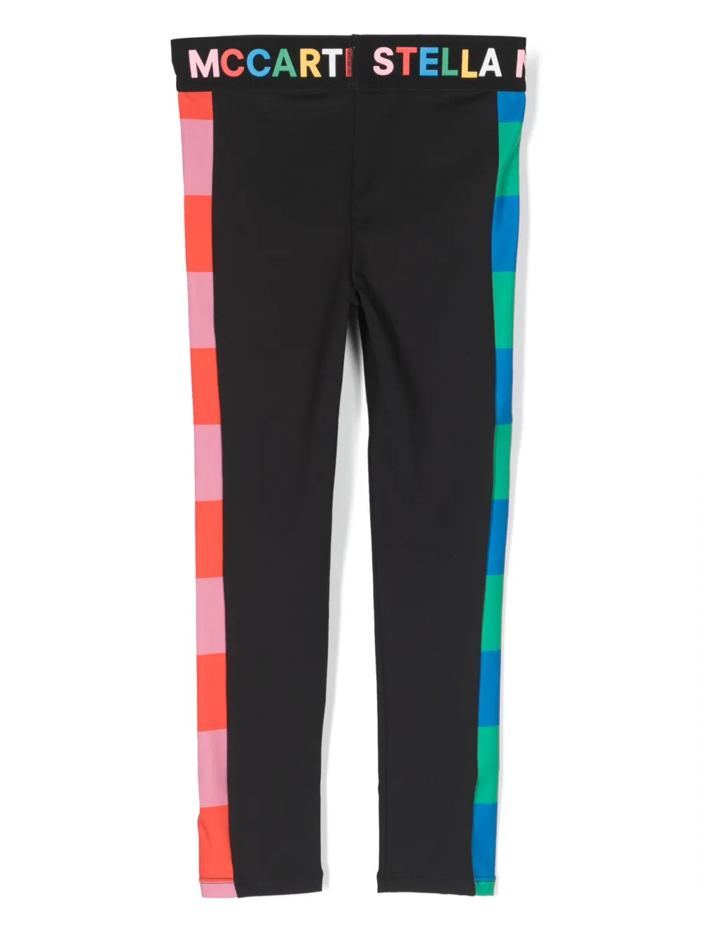 Stella McCartney Kids logo-waistband leggings - Zwart
