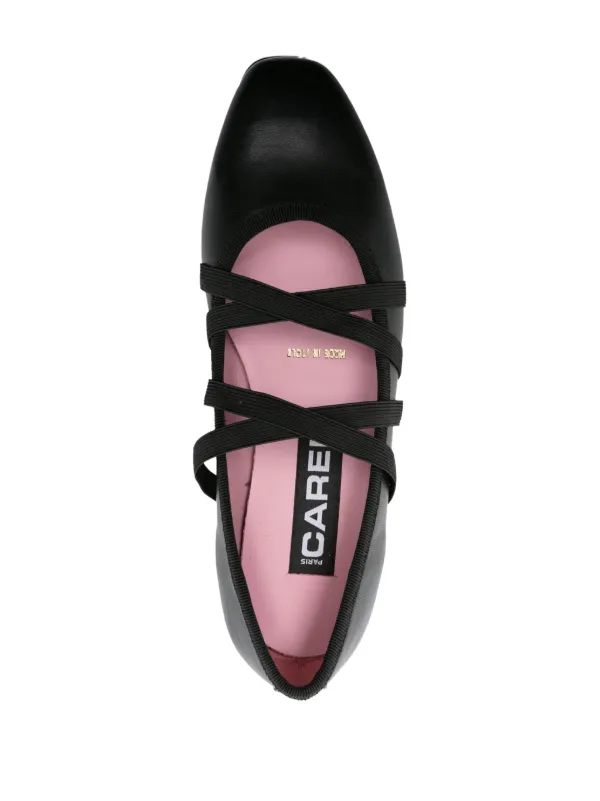 Carel Paris Tutu Suede Ballerina Shoes | Black | FARFETCH