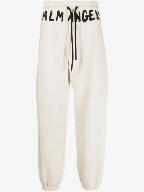 Palm Angels pants con logo estampado
