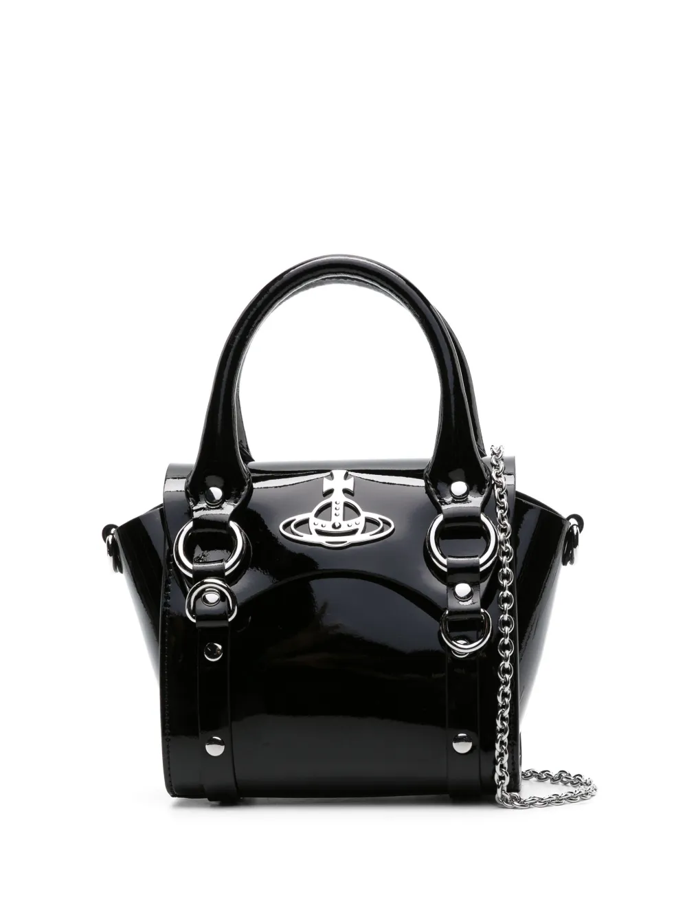 VIVIENNE WESTWOOD BETTY LEATHER TOTE BAG