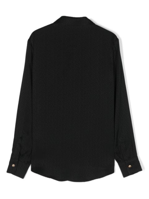 logo-print long-sleeve shirt