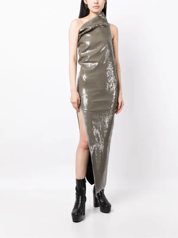 【関税込み】rick owens Athena' dress Rick Owens Athena One-Shoulder Gown | Liberty