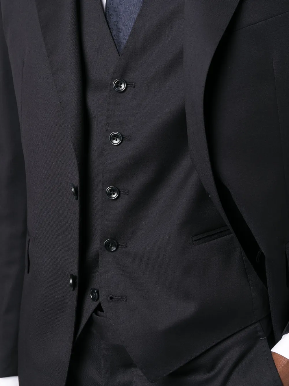 single-breasted three-piece suit