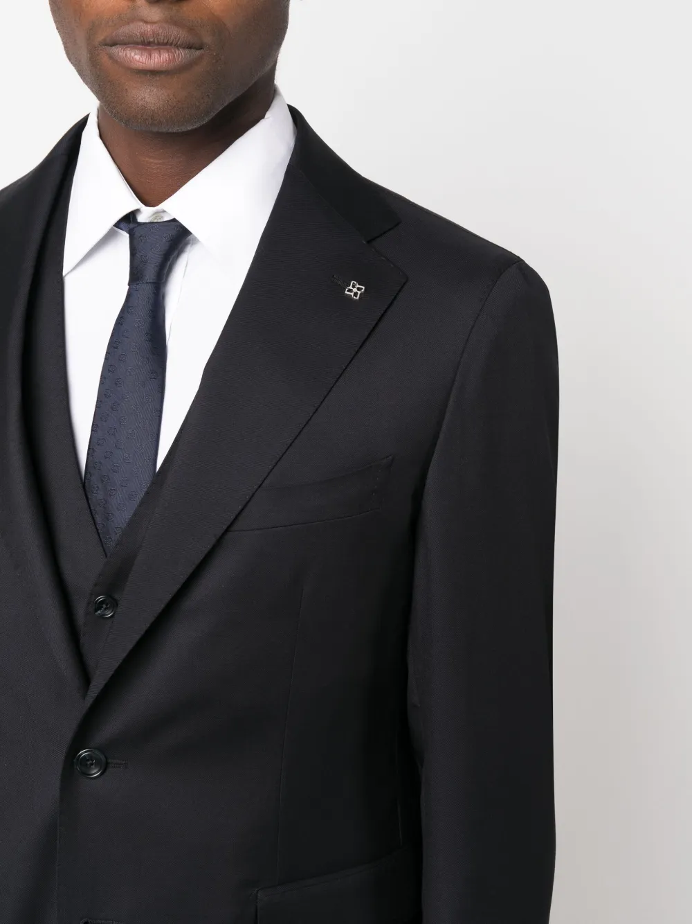 single-breasted three-piece suit