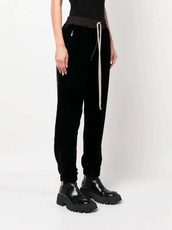 Zip up store track pants