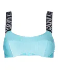 Calvin Klein ribbed bralette bikini top - Blue