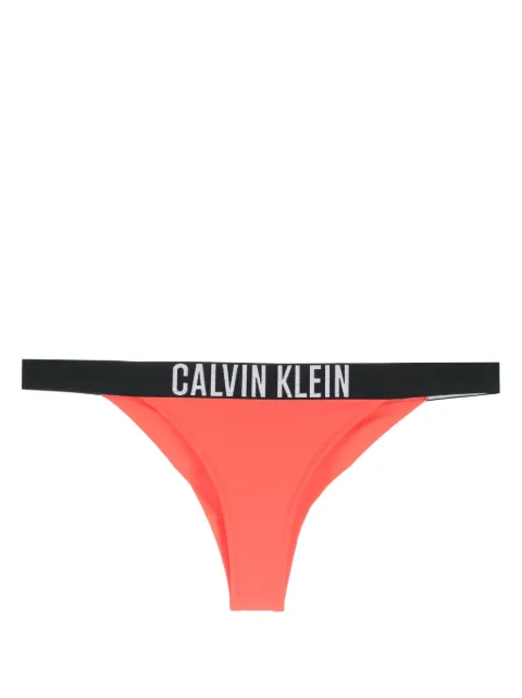 Calvin Klein Brazilians logo-waistband bikini bottoms 
