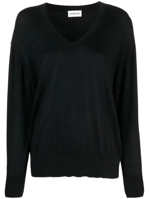 P.A.R.O.S.H. Melierter Kaschmirpullover