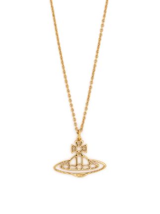 Vivienne Westwood Thin Lines Orb-charm Necklace - Farfetch