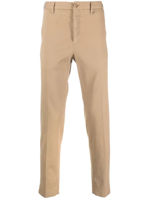 Incotex low-rise straight-leg trousers