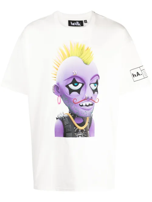 T-shirt en coton à imprimé Moe - Haculla - Modalova