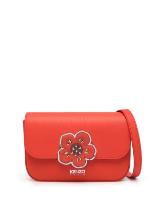 Kenzo Boke Flower レザーショルダーバッグ - Farfetch