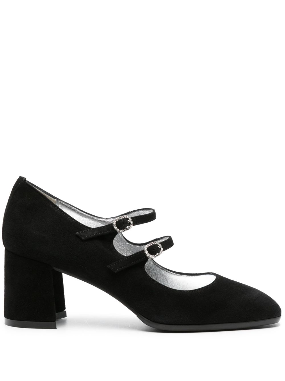 Carel Paris Alice 65 mm suède pumps BLACK