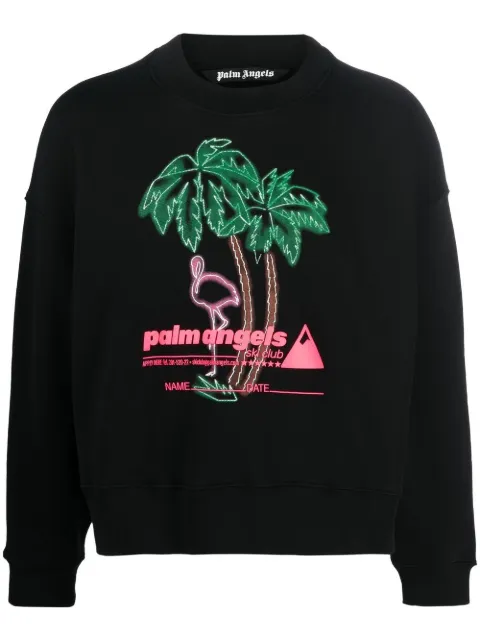 Palm Angels Ski Club logo-print sweatshirt
