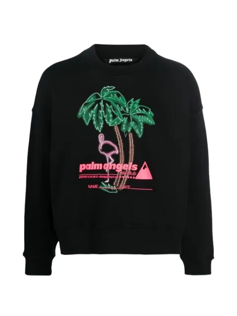 Palm Angels Ski Club logo-print sweatshirt