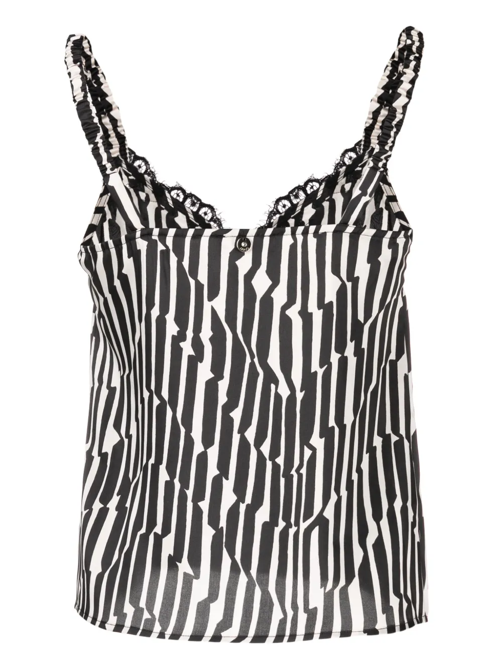 LIU JO Tanktop met geometrisch patroon - Zwart