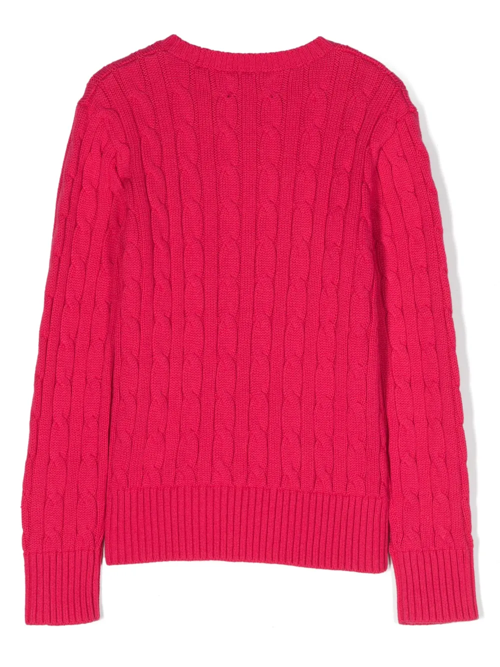 Ralph Lauren Kids Kabelgebreide trui - Roze