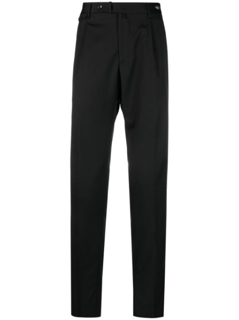 Tagliatore logo-plaque slim-cut trousers Men