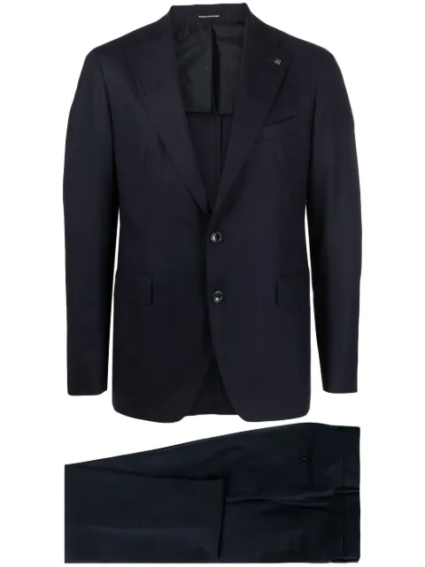 Tagliatore brooch-detail single-breasted suit