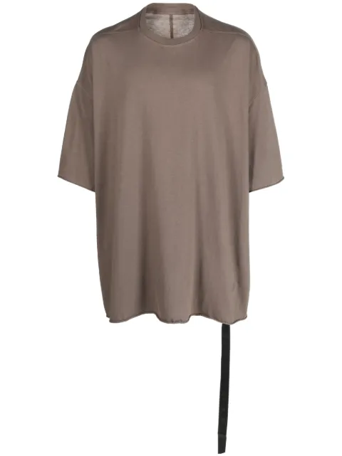 Rick Owens DRKSHDW short-sleeve drawstring-hem cotton T-shirt
