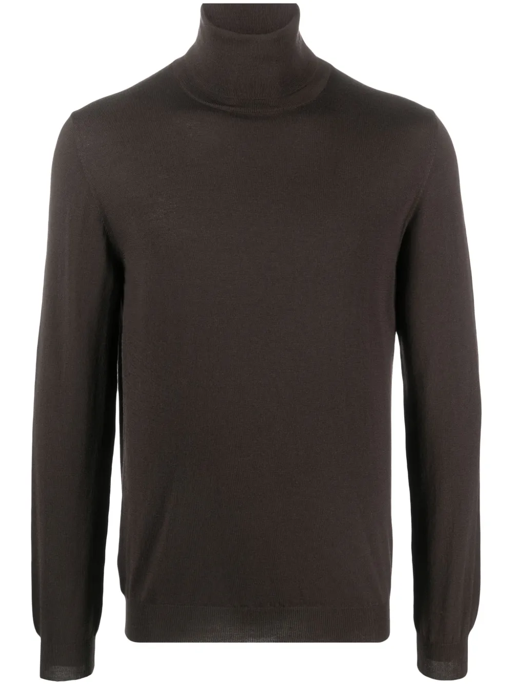 Zanone pull en maille fine à col roulé | marron | Image 1